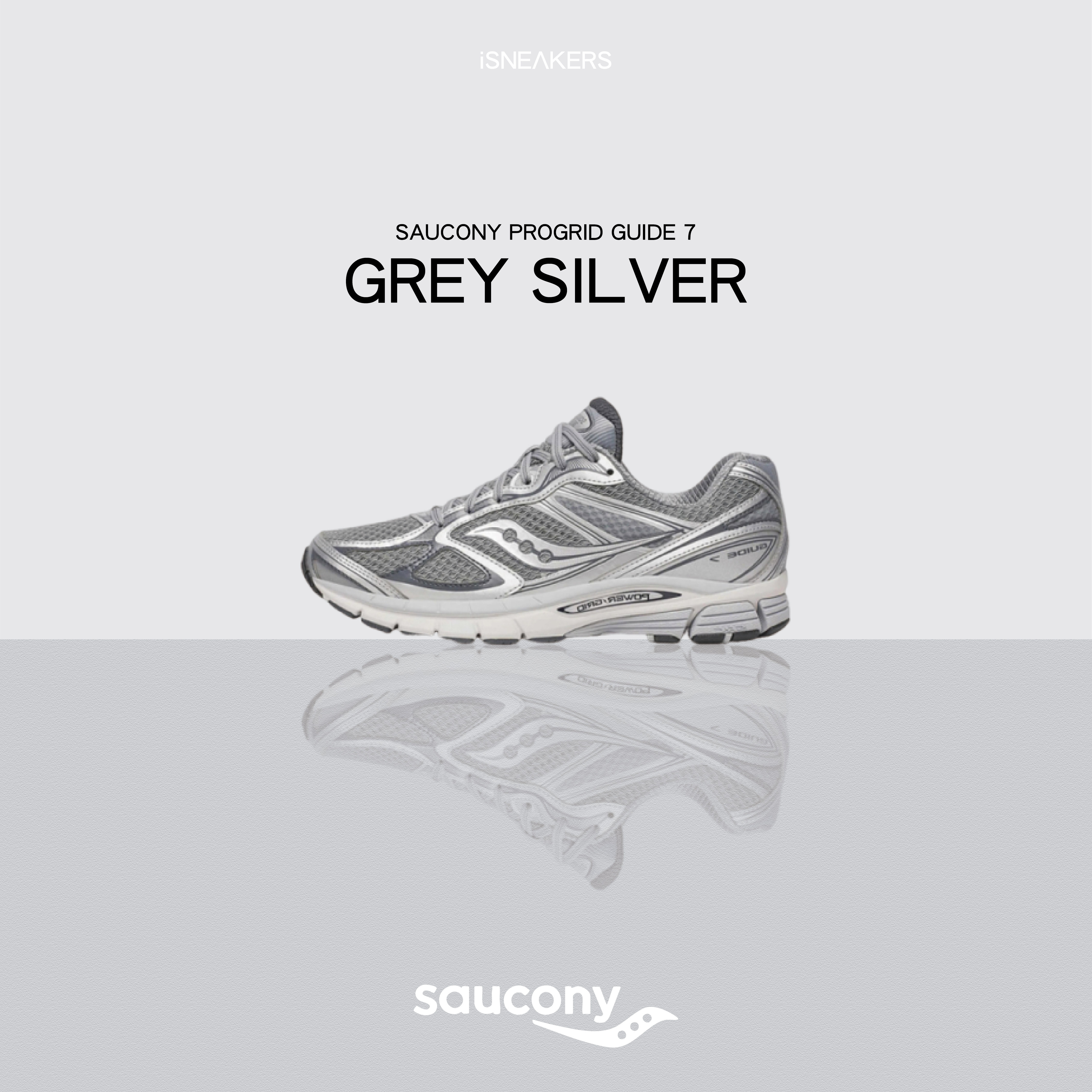 iSNEAKERS｜Saucony ProGrid Guide 7 "Grey Silver" 灰銀 S70936-12