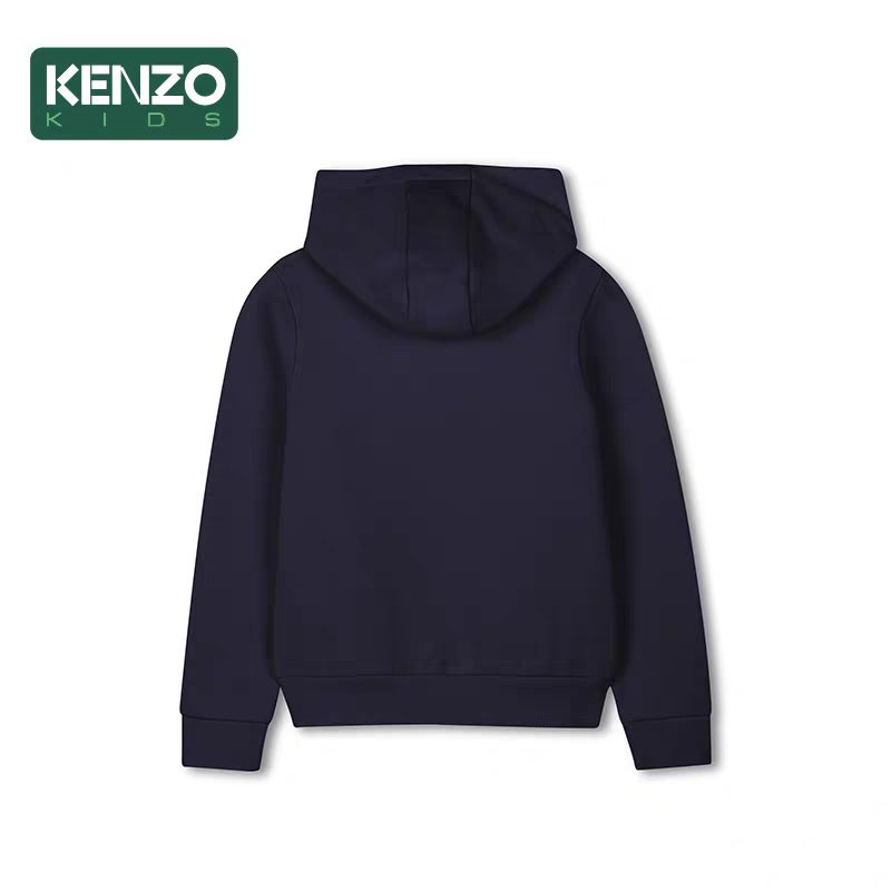 Kenzo Kids 深藍色 大象 有帽衛衣