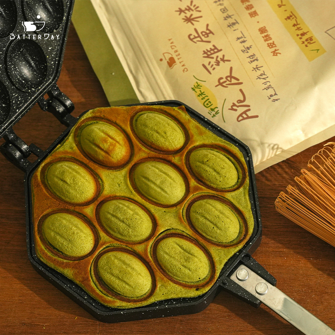 “焙日靜岡抹茶脆皮雞蛋糕（直火模具）”