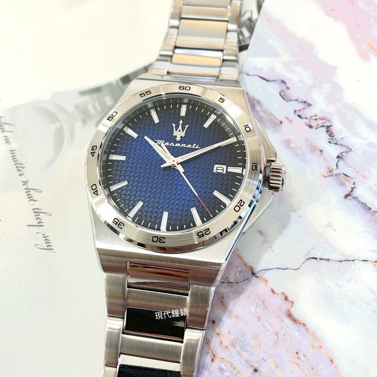 【Maserati 瑪莎拉蒂】石英漸層藍男錶R8853153001 40mm 現代鐘錶