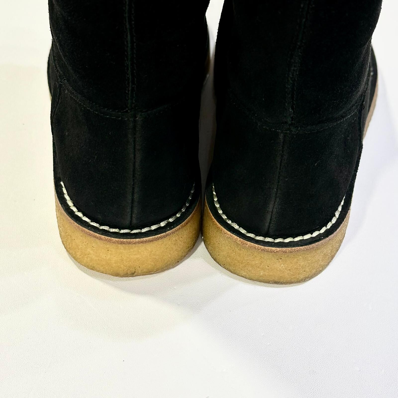 只有35碼~全球最低價!!! 全新BALLY BOOTS,黑色麂皮,毛毛靴, 巴利長靴 #BRAND NEW #香榭站正品