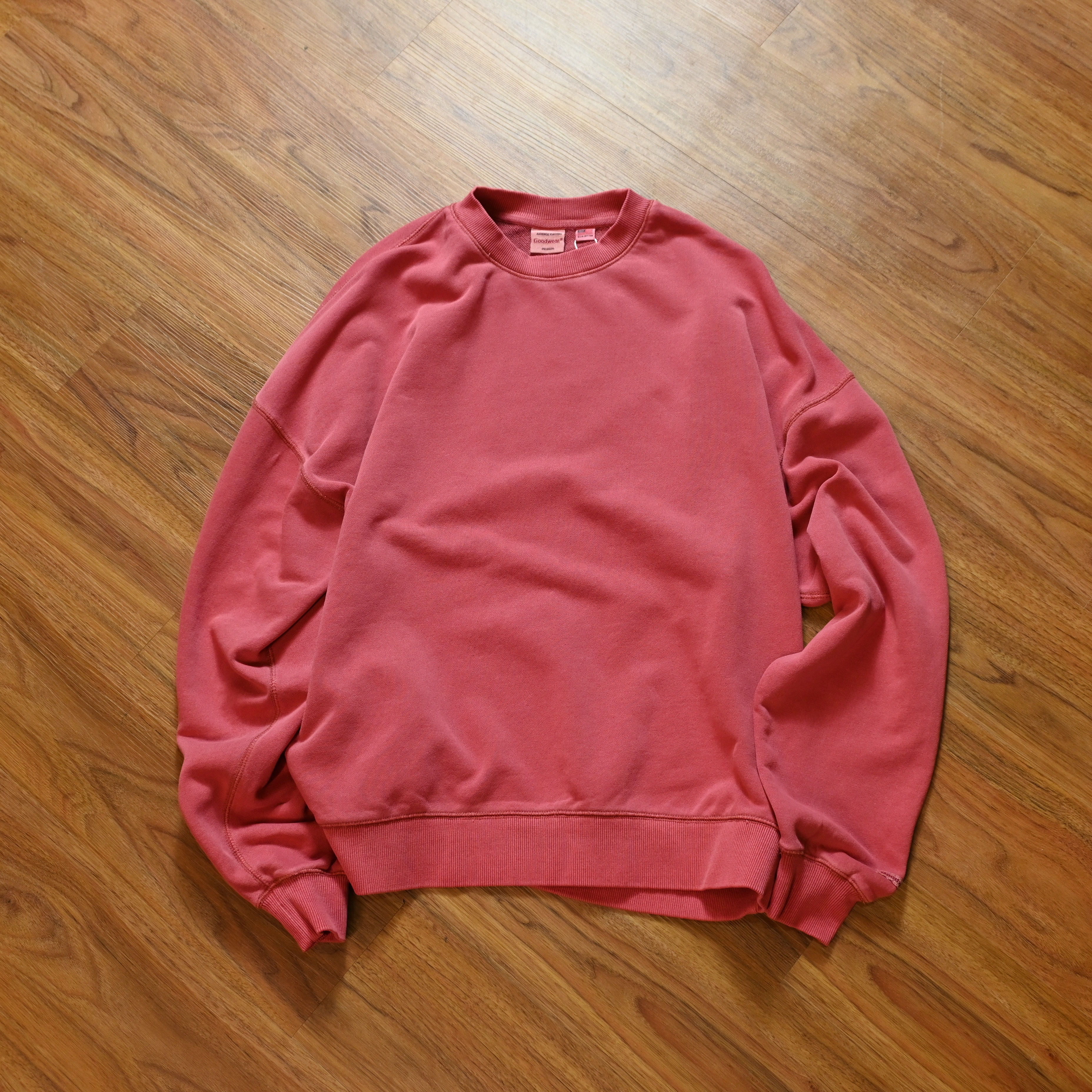 Goodwear Japan USA cotton garment dyed big sweatshirt