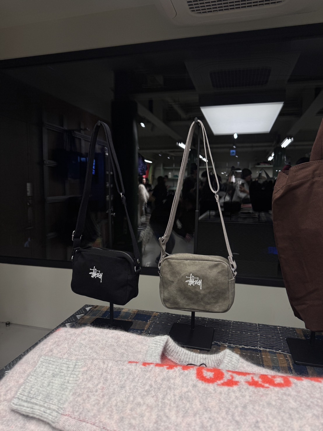 Stussy 水洗測背小包