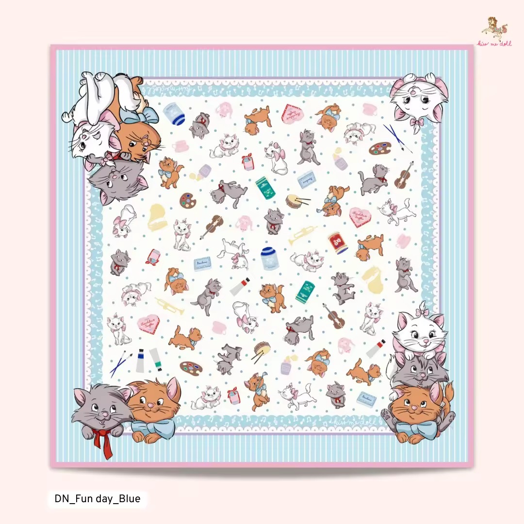 KISS ME DOLL - 真絲絲巾 ( MARIE )