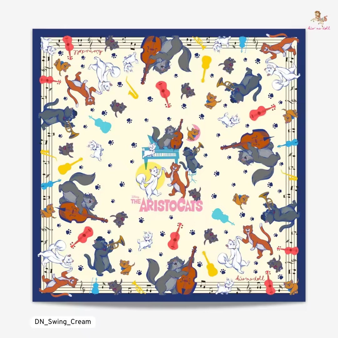 KISS ME DOLL - 真絲絲巾 ( MARIE )