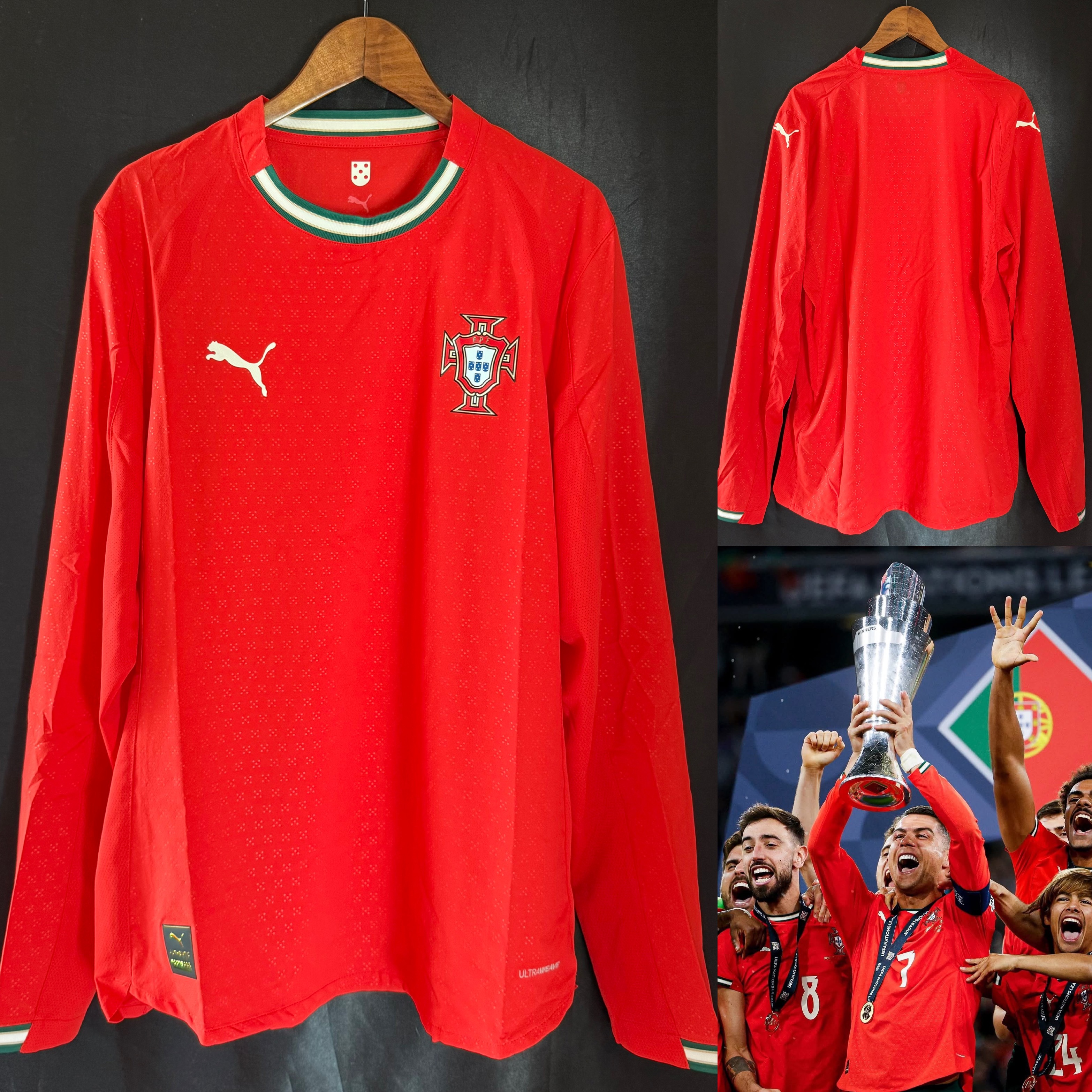 (球員版) 葡萄牙 2025-2026 Puma 主場長袖球員版球衣
