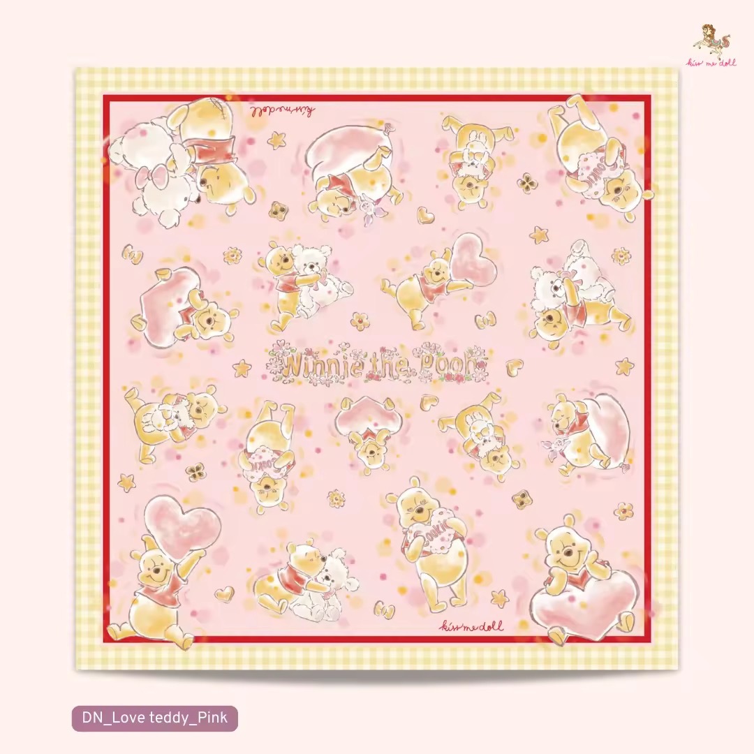KISS ME DOLL - 真絲絲巾 ( WINNIE THE POOH )