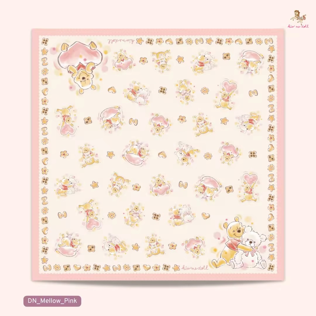 KISS ME DOLL - 真絲絲巾 ( WINNIE THE POOH )