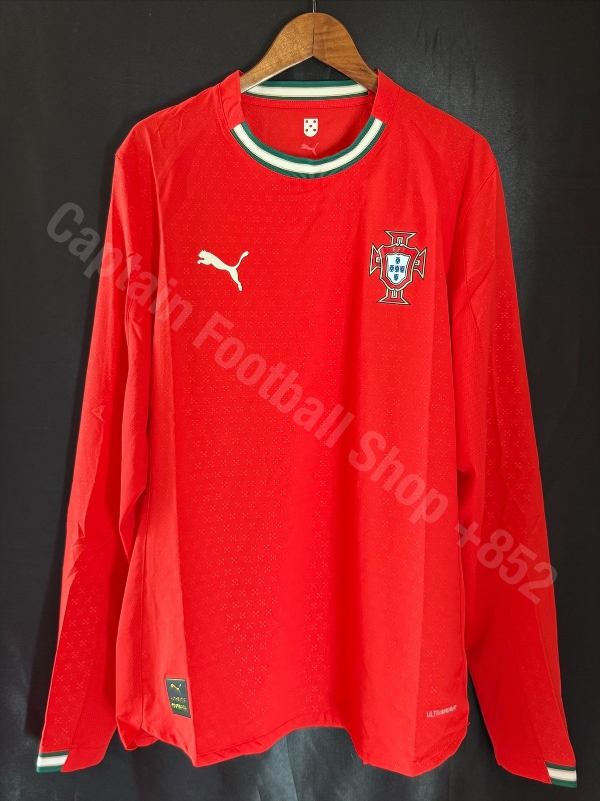 (球員版) 葡萄牙 2025-2026 Puma 主場長袖球員版球衣