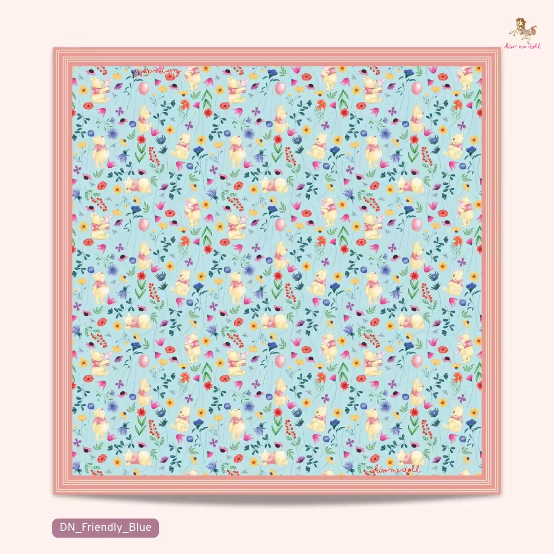 KISS ME DOLL - 真絲絲巾 ( WINNIE THE POOH )