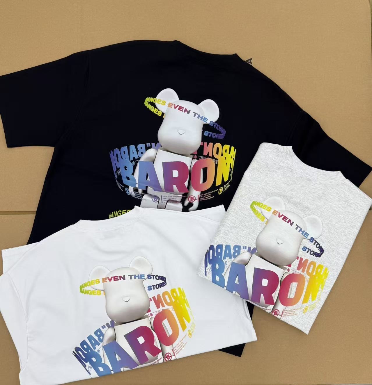 🇰🇷韓國  BARON 玩具熊英文印花時尚T-Shirts（K11 BA795）