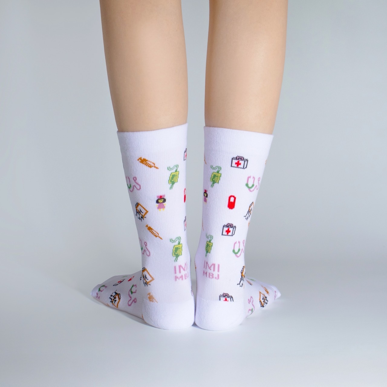 白衣天使｜台北設計師款．壓力3/4襪