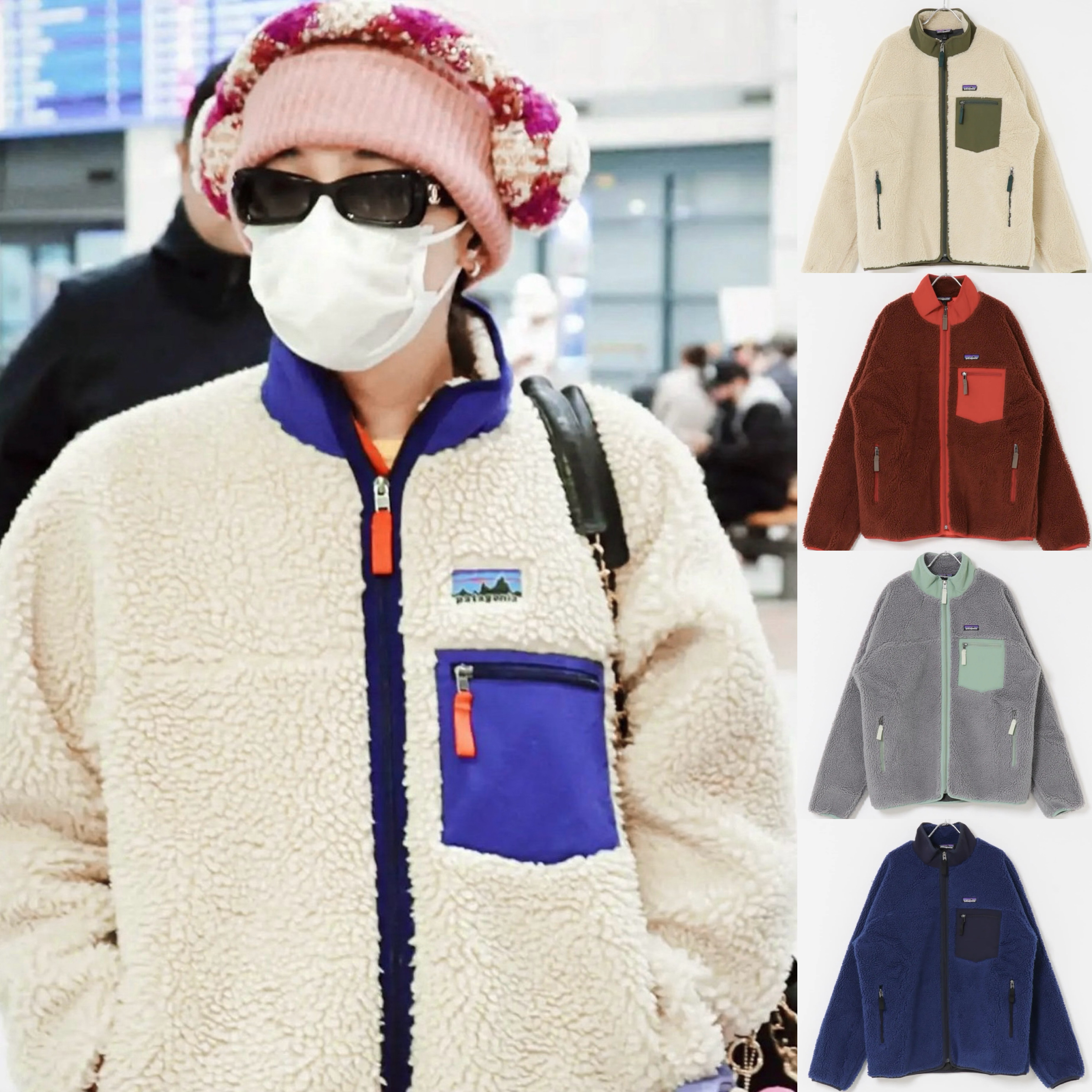 預購┃權志龍 男款  patagonia Ms Classic Retro-X Jacket 經典 口袋 毛毛 外套