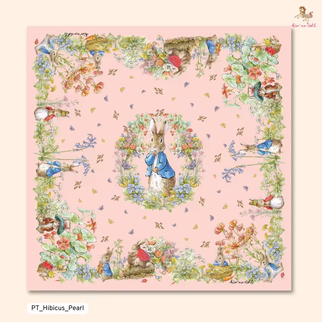 KISS ME DOLL - 真絲絲巾 ( PETER RABBIT )