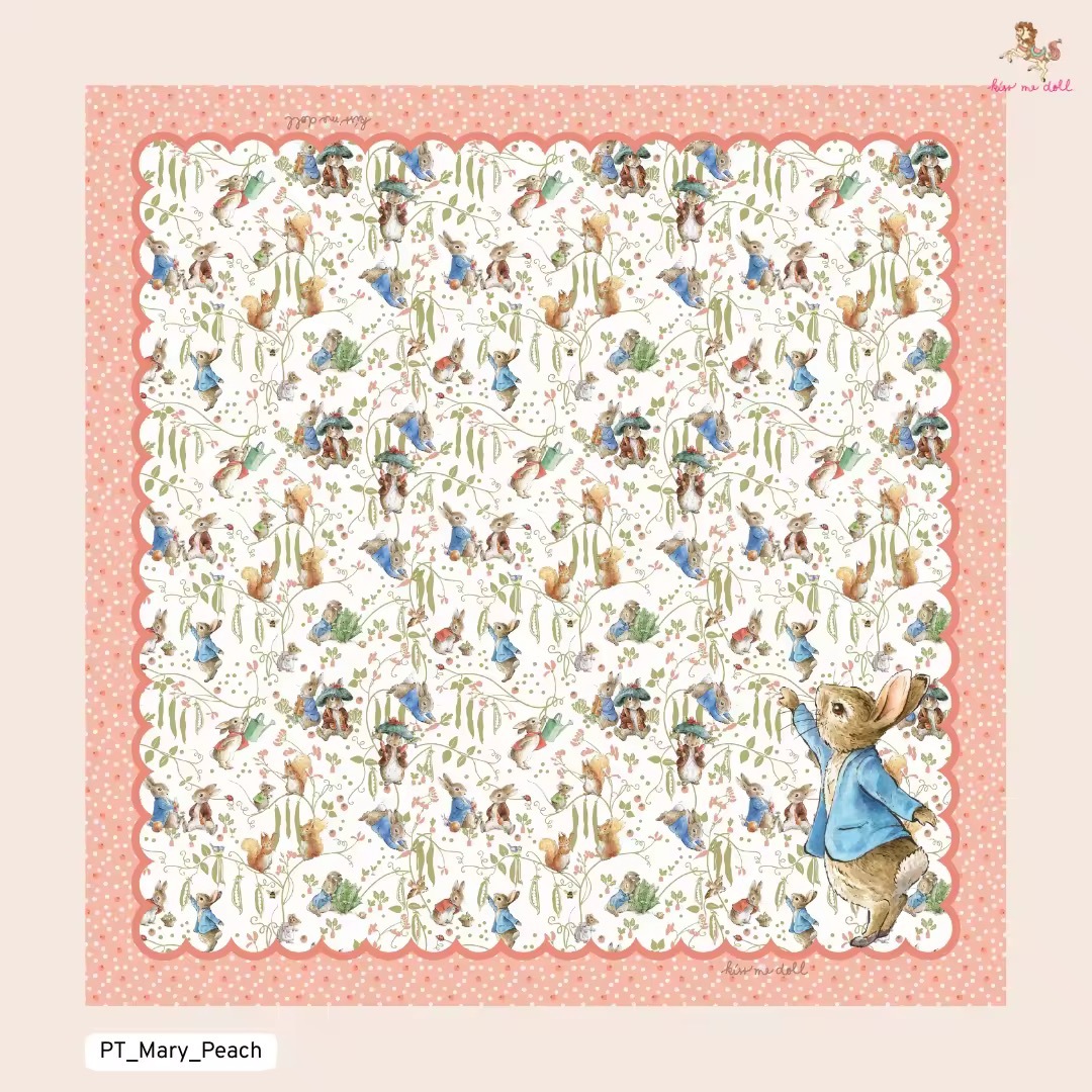 KISS ME DOLL - 真絲絲巾 ( PETER RABBIT )