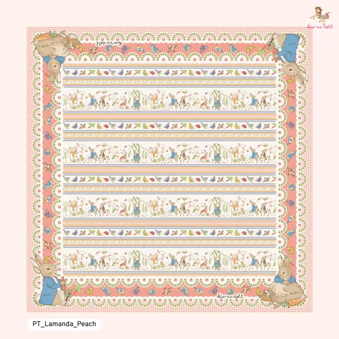 KISS ME DOLL - 真絲絲巾 ( PETER RABBIT )