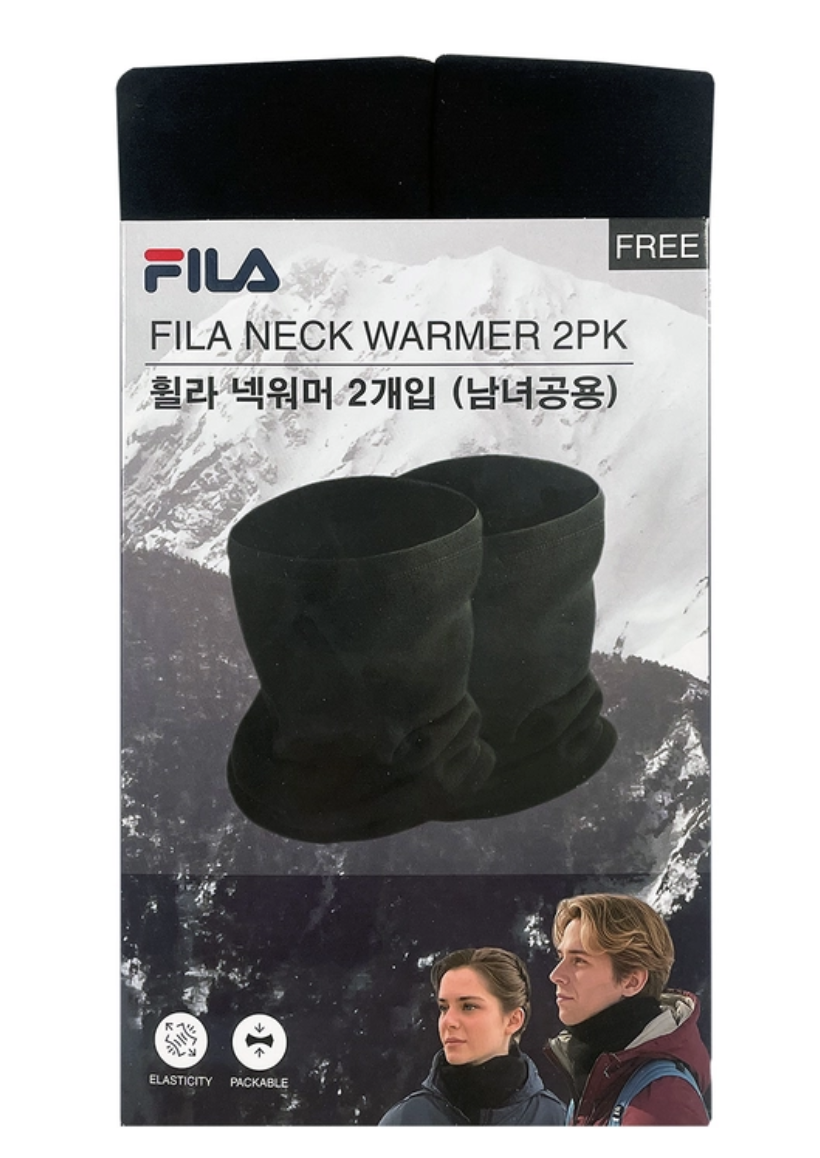 韓國 FILA 超舒服超滑頸套2件裝,清貨貨品,不設退換（K11 CO809）