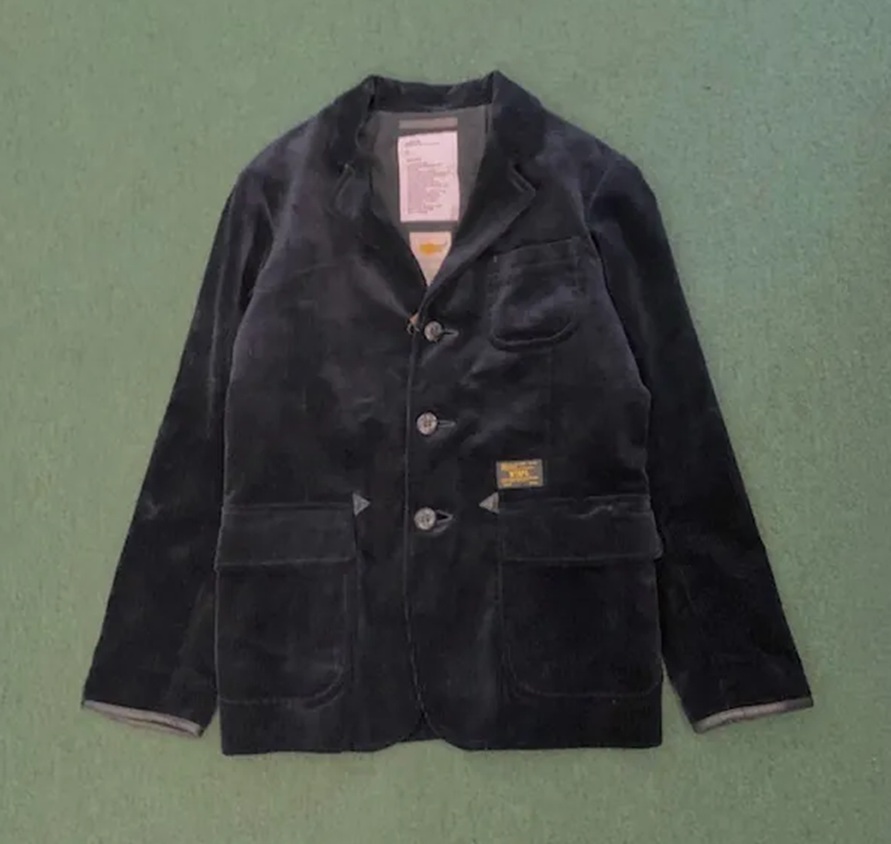 WTAPS BRISSBANE MOSS CORDUROY JACKET - NAVY SIZE S IN STOCK NOW (現貨發售中)