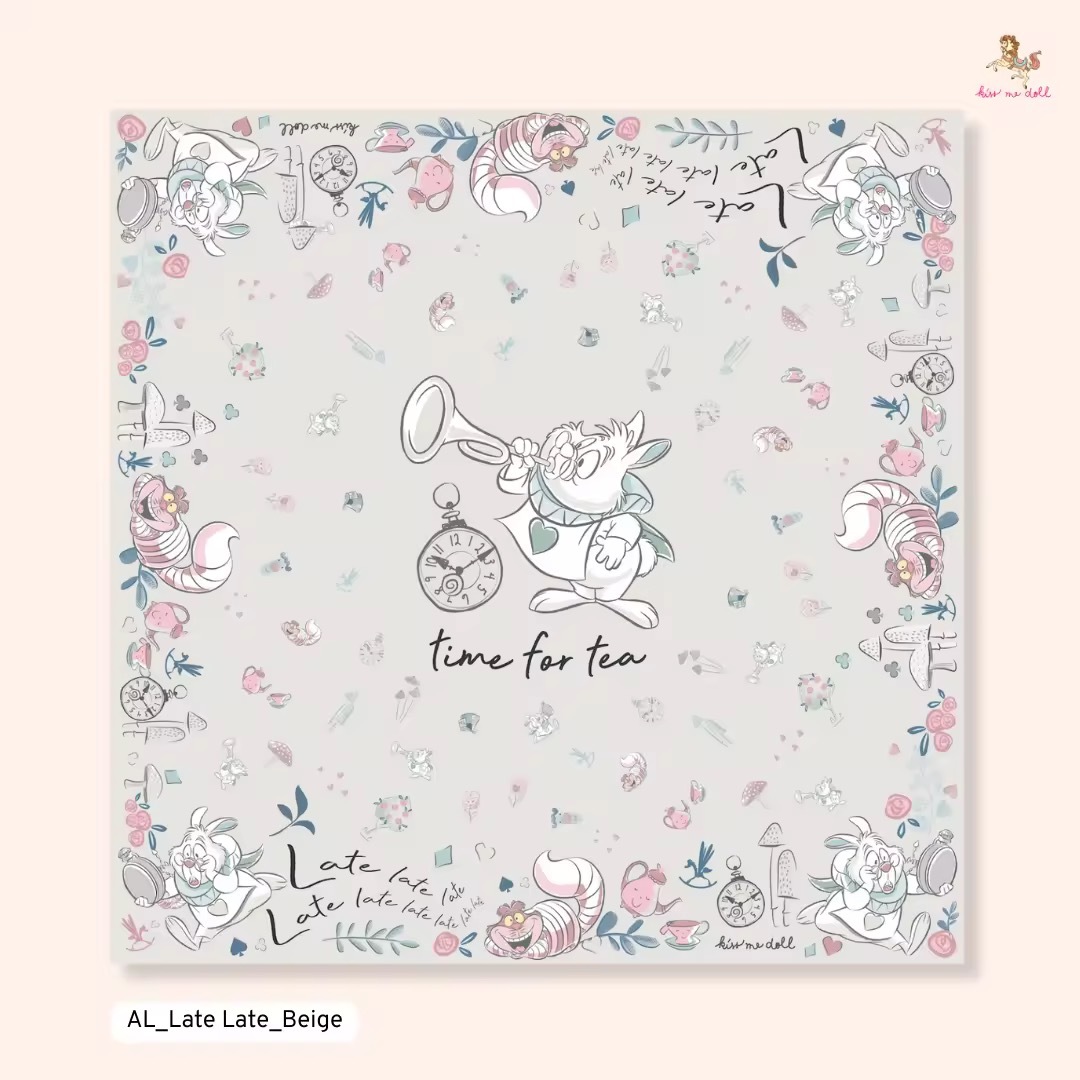 KISS ME DOLL - 真絲絲巾 ( ALICE WONDER )