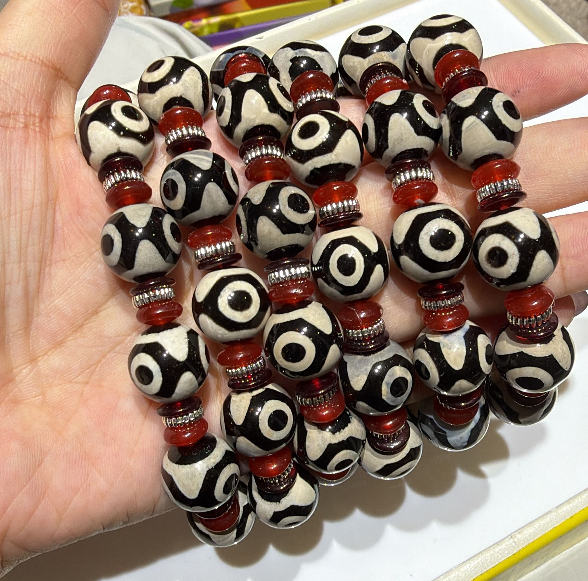 251115 -C35 13mm+三眼天珠手串