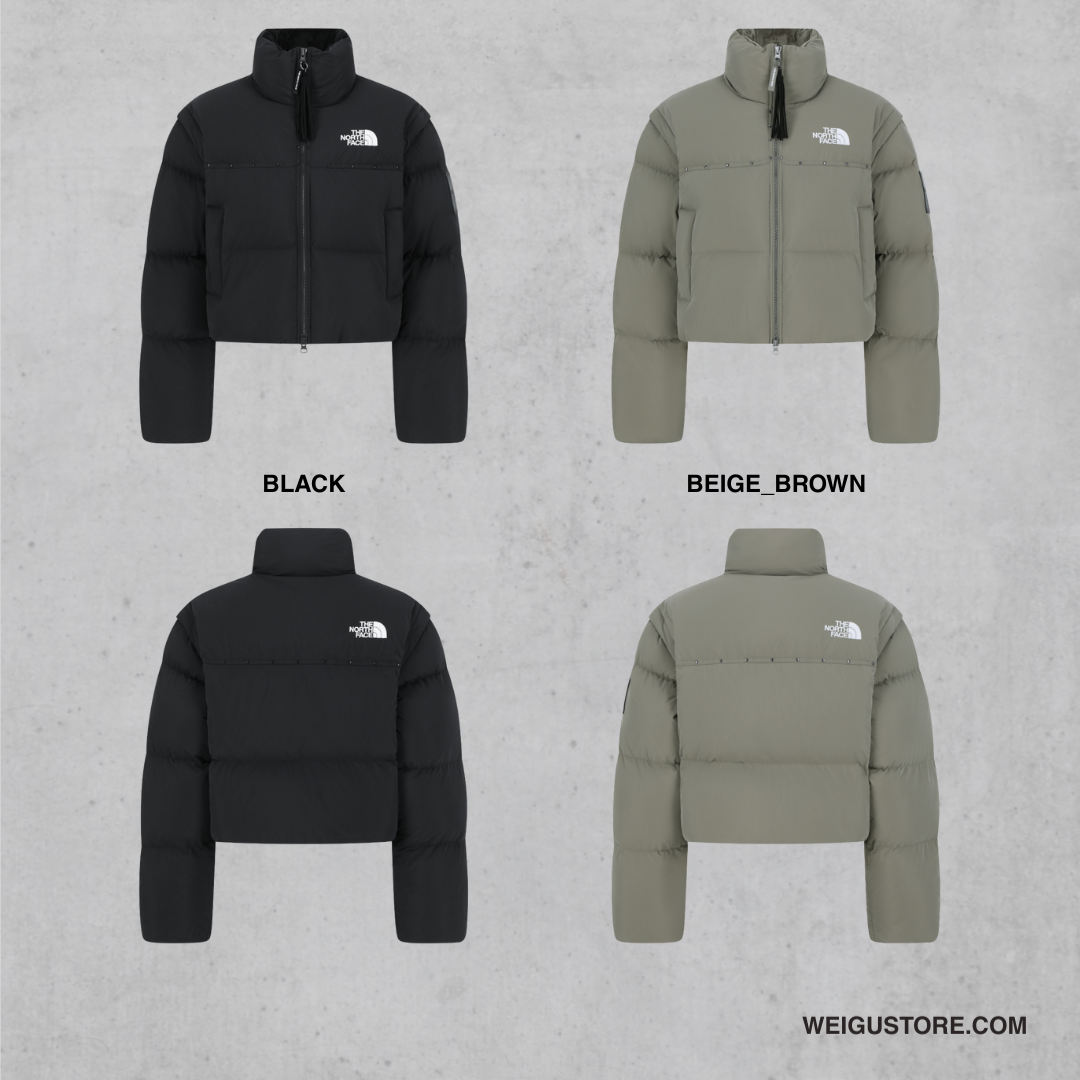 【預購】The North Face W’S VINTAGE NUPTSE DT JACKET 袖子可拆卸 復古羽絨外套 女款 NJ1DR83