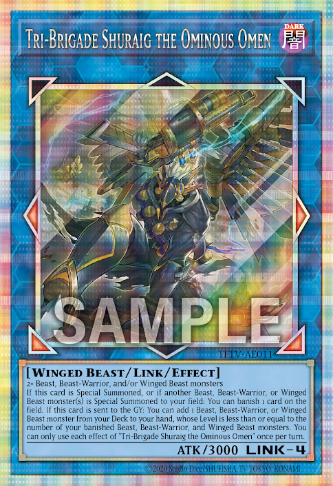 TFTV-AE011 (UTR/PSER)Tri-Brigade Shuraig the Ominous Omen(鐵獸戰線 凶鳥的施萊格)