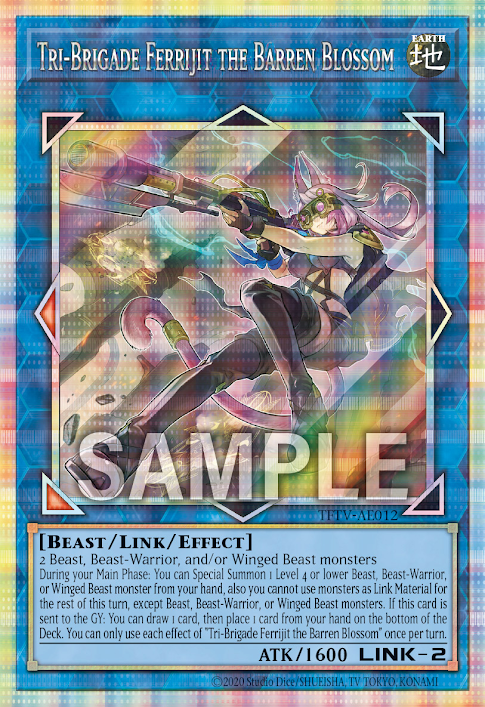 TFTV-AE012 (UR/PSER)Tri-Brigade Ferrijit the Barren Blossom(鐵獸戰線 徒花的費利基)