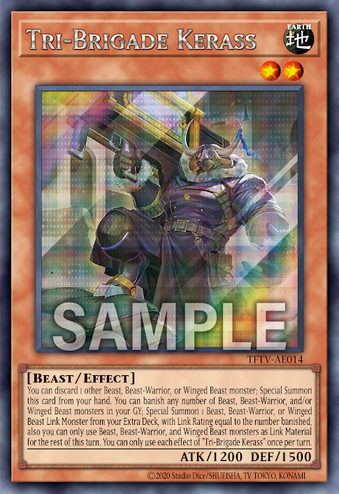 TFTV-AE014 (SR/SER)Tri-Brigade Kerass(鐵獸戰線 奎拉斯)
