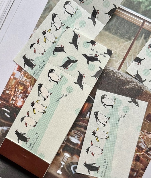 竹工凡花．礦嶼企鵝/Dance 2025文具小集 便簽本  <整本/綜合分裝包>