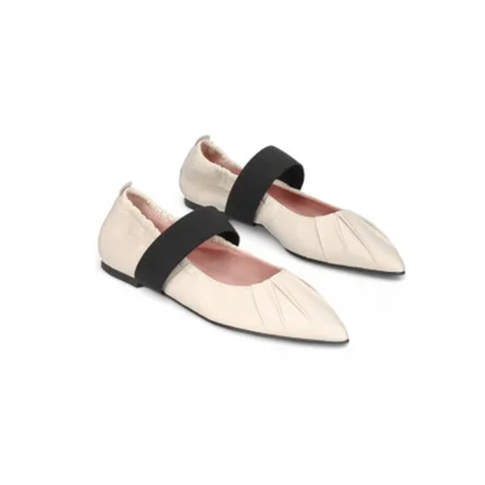 1PB0109-059 [PRETTY BALLERINAS] Ballerinas Coton Caolin White #51644_B (BR)