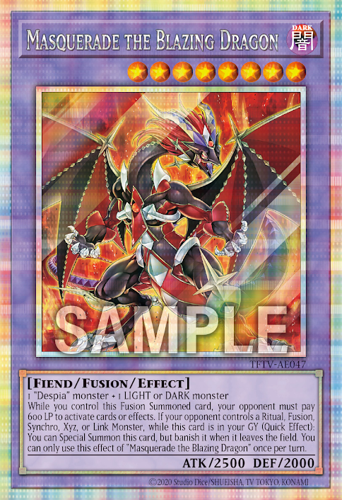 TFTV-AE047 (UTR/PSER)Masquerade the Blazing Dragon(赫灼龍 假面)