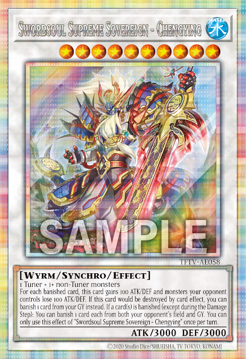 TFTV-AE058 (UTR/PSER)Swordsoul Supreme Sovereign - Chengying(相劍大公 承影)