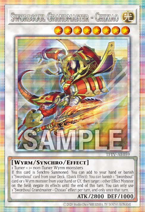 TFTV-AE059 (UTR/PSER)Swordsoul Grandmaster - Chixiao(相劍大師 赤霄)