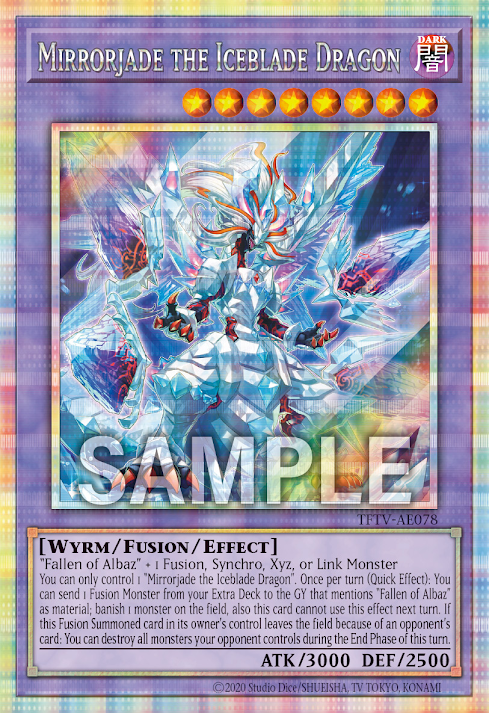 TFTV-AE078 (UTR/PSER)Mirrorjade the Iceblade Dragon(冰劍龍 幻翠)