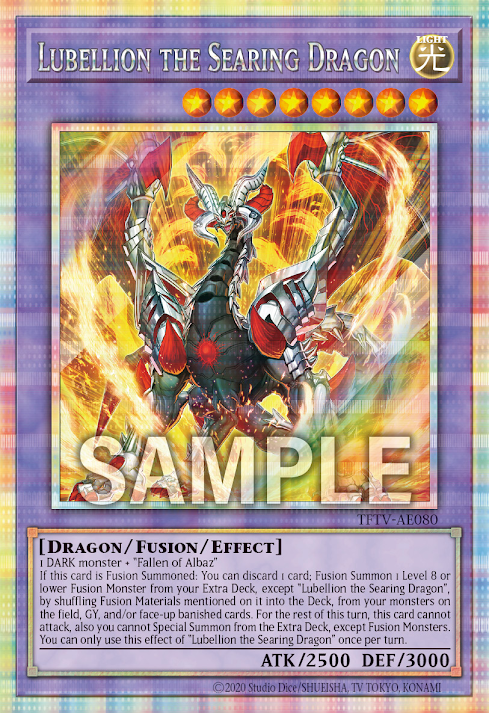 TFTV-AE080 (UTR/PSER)Lubellion the Searing Dragon(神炎龍 赤化)