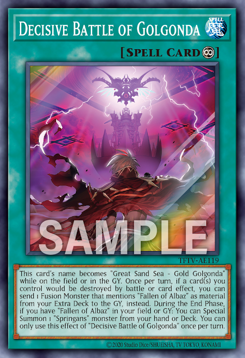 TFTV-AE119 (SR)Decisive Battle of Golgonda(決戰的戈爾孔達)