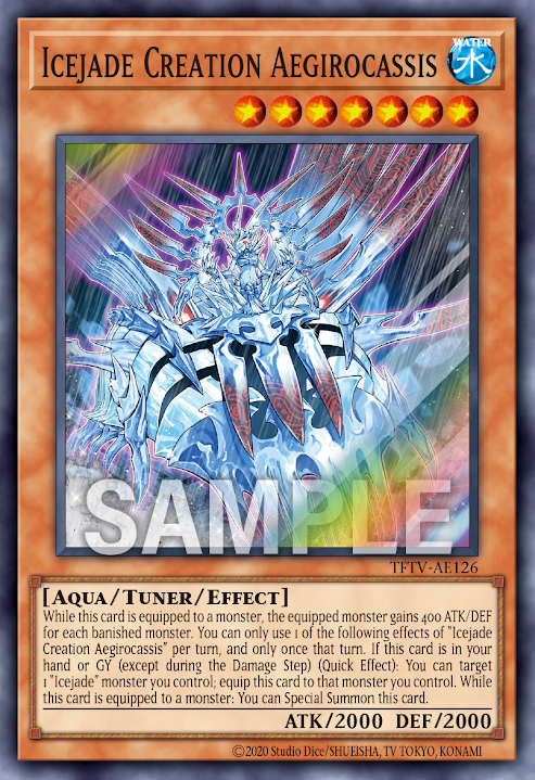 TFTV-AE126 (SR)Icejade Creation Aegirocassis(冰水艇 海神盔蝦)