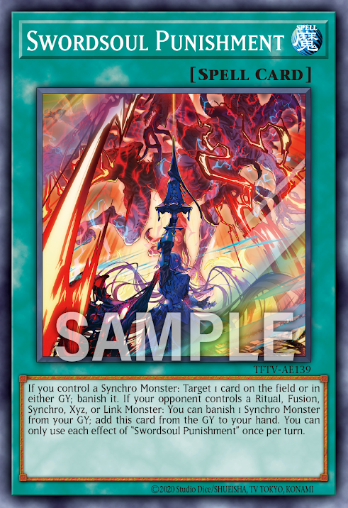 TFTV-AE139 (SR)Swordsoul Punishment(赫聖的相劍)
