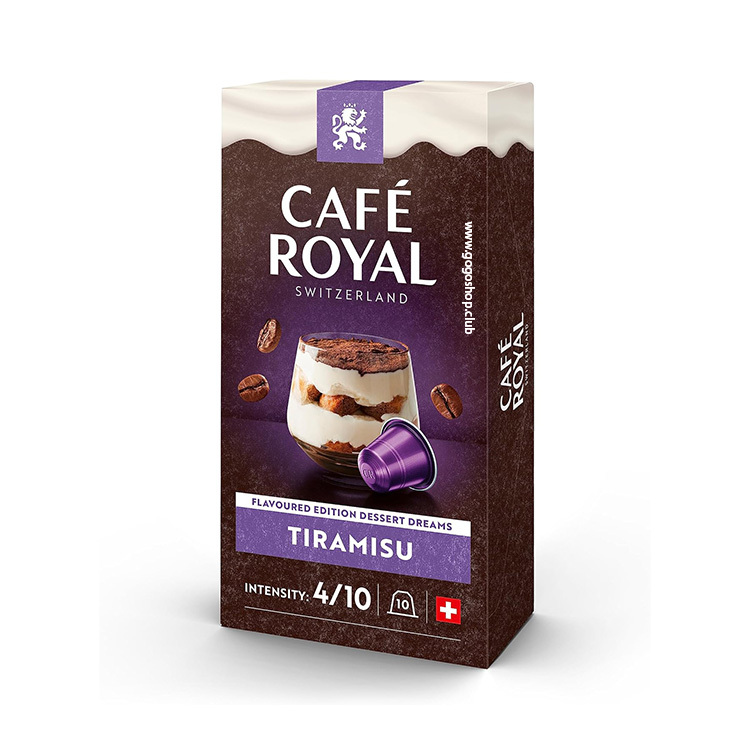 Café Royal Tiramisu 風味咖啡膠囊 (10粒裝) - 兼容 Nespresso