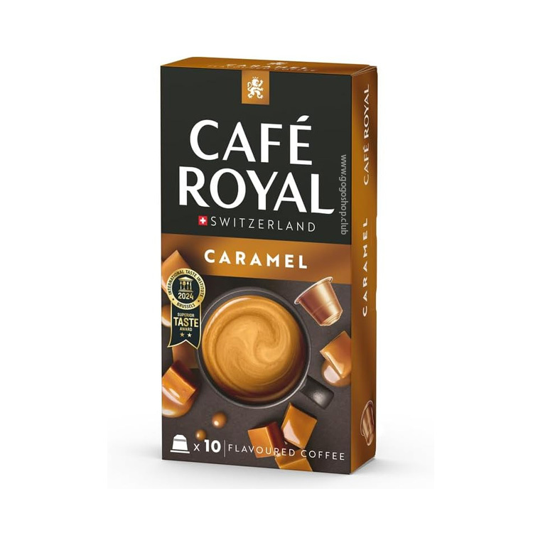 Café Royal 焦糖咖啡膠囊 (10 粒裝) 低度烘焙 - 兼容 Nespresso
