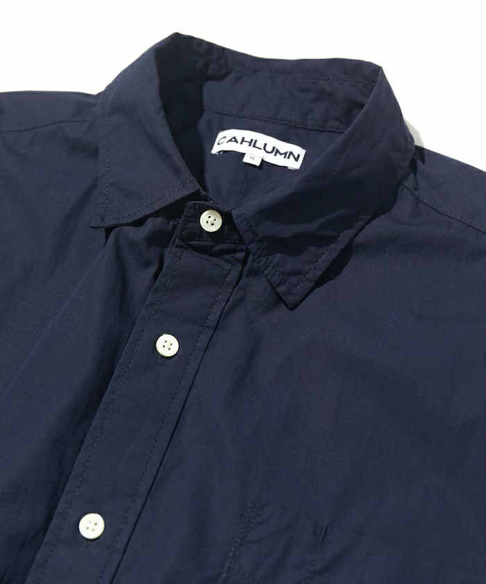 CAHLUMN Magazine Pocket Broad Shirt (2Colors)