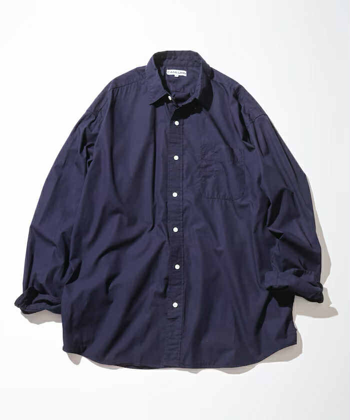 CAHLUMN Magazine Pocket Broad Shirt (2Colors)