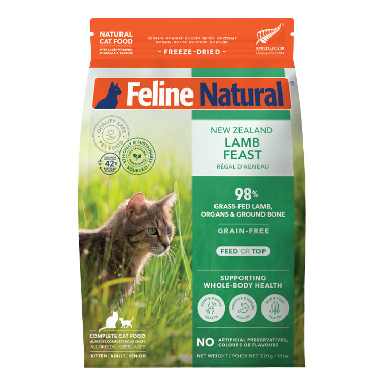 K9 Feline Natural – 凍乾脫水糧 羊肉盛宴 Freeze Dried Lamb Feast 320g