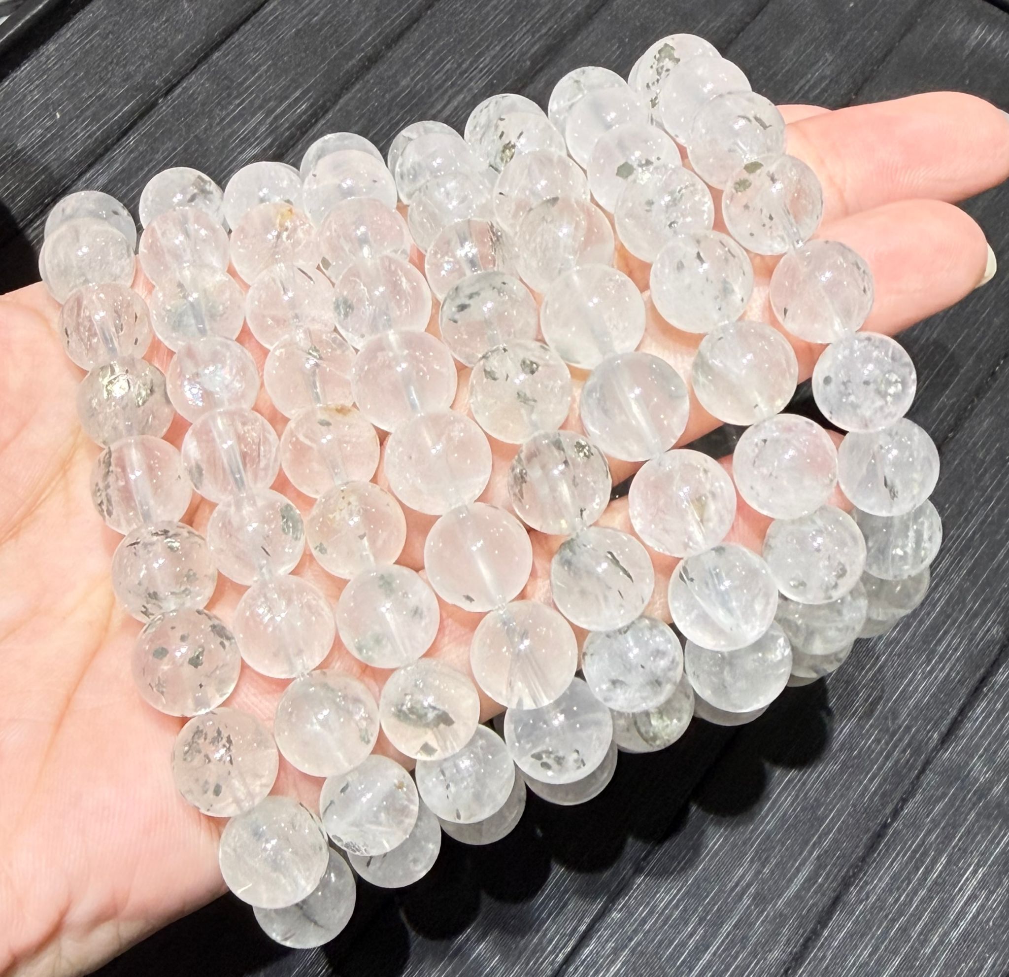 251115 - C80 9mm+爆閃雲母黃鐵礦手串