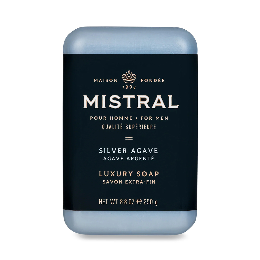 美國 Mistral - 銀龍舌蘭 紳士香氛皂 / 香水沐浴皂（Silver Agave）