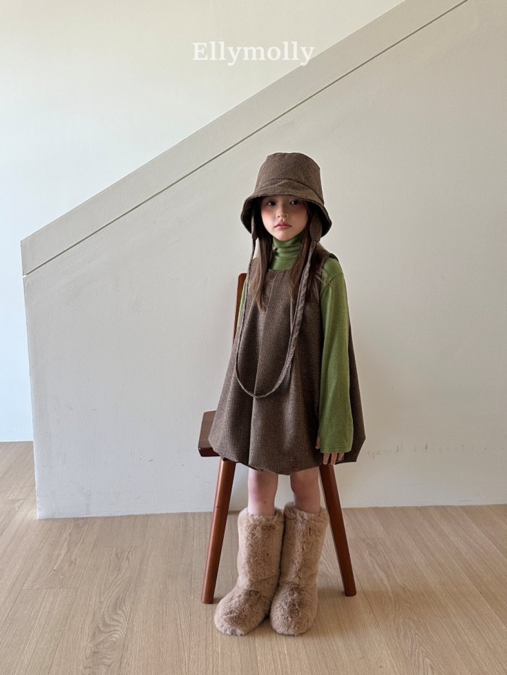 Ellymolly 澎澎氣球背心連身裙 / 2色