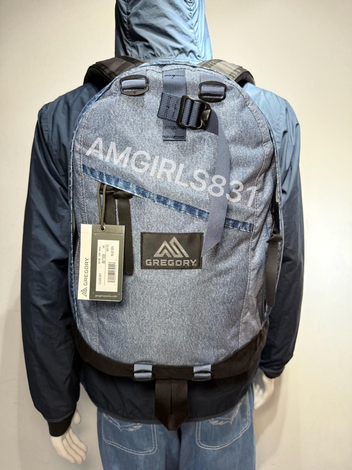 Gregory day pack blue denim
