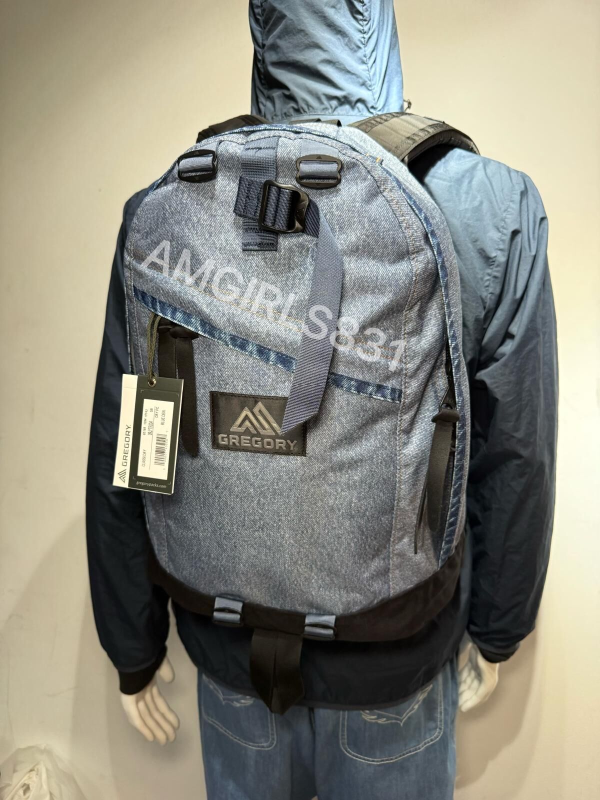 Gregory day pack blue denim