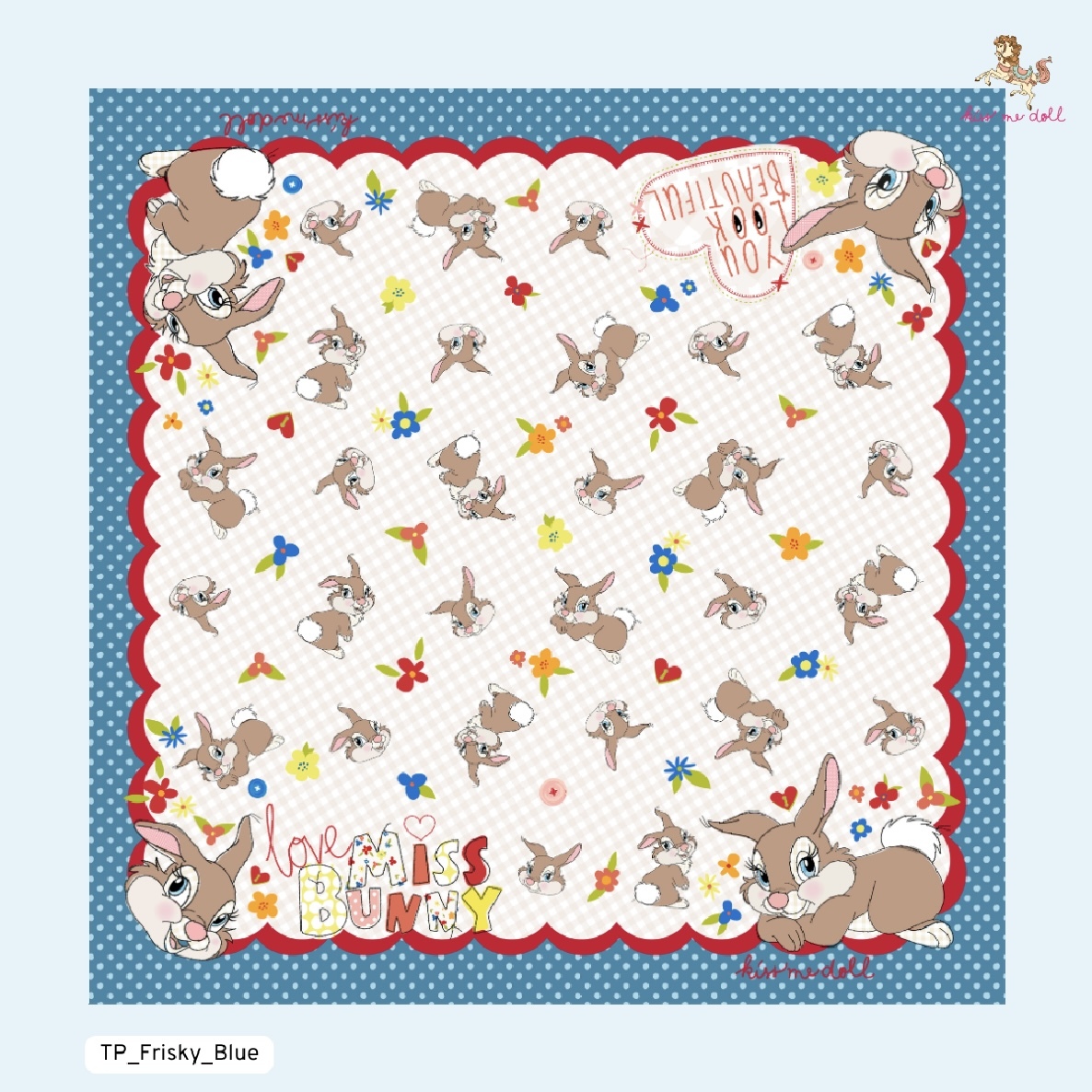 KISS ME DOLL - 真絲絲巾 ( JUMP )