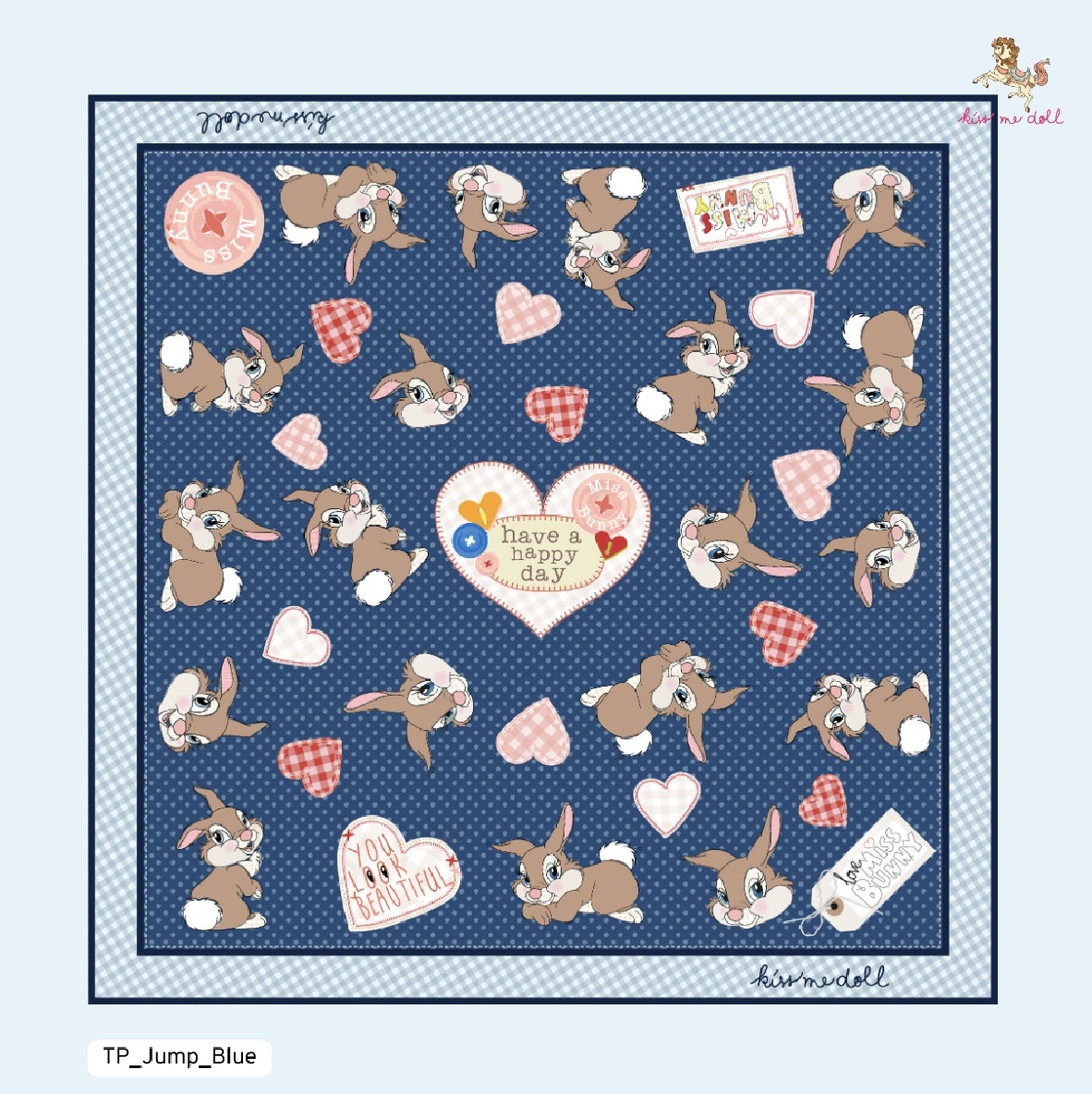 KISS ME DOLL - 真絲絲巾 ( JUMP)